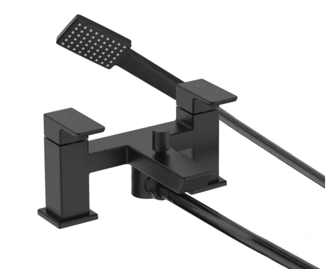 Bristan Cobalt Bath Shower Mixer Black COB BSM BLK main product photo