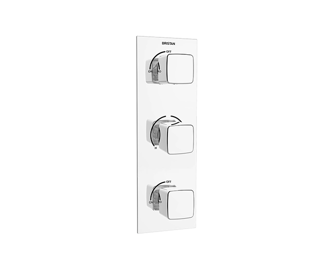 Bristan Cobalt Recessed Concealed Shower Valve COB SHC3STP C main product photo