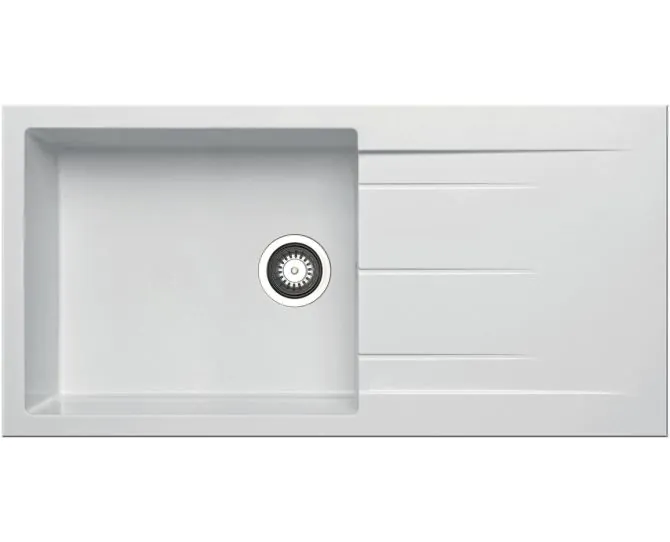 Prima+ Granite 1B & Drainer Inset Sink White CPR319 main product photo