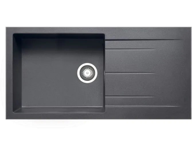 Prima+ Granite 1B & Drainer Inset Sink Gun Metal CPR320 main product photo