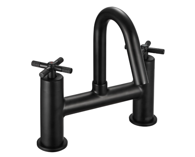 Bristan Cruzar Bath Filler Black CRU BF BLK main product photo