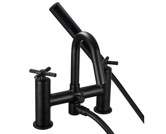 Bristan Cruzar Bath Shower Mixer Black CRU BSM BLK main product photo