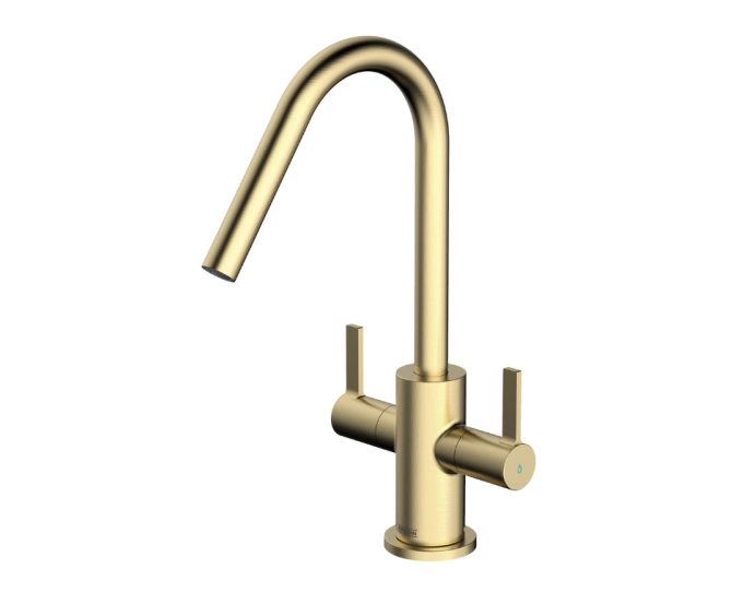 Bristan Cashew Easyfit Monobloc Sink Mixer Brushed Brass CSH EFSNK BB main product photo