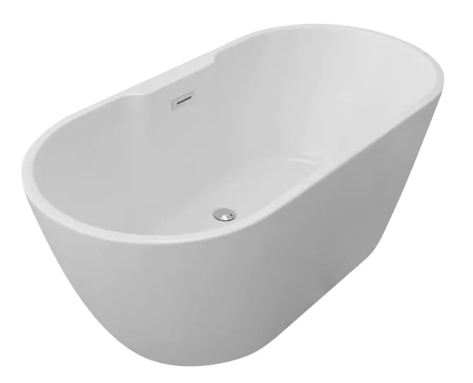 Vasca Alessio Freestanding 1655x745x580mm 0TH Bath - Gloss White main product photo