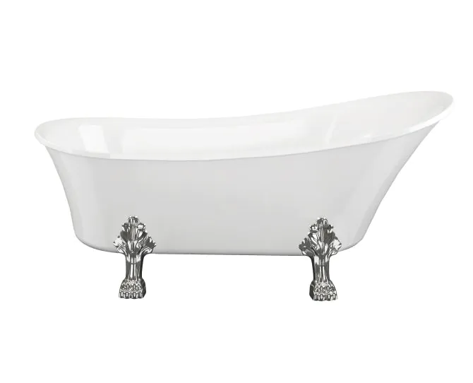 Vasca Avena Freestanding 1620x700x770mm 0TH Bath w/Feet main product photo