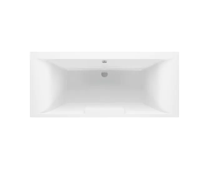 Vasca Piazza Deluxe Square Double End 1700x750x550mm 0TH Bath w/Legs main product photo