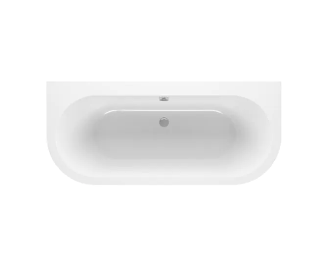 Vasca Giorno Back To Wall SUPERCAST 1700x750x600mm 0TH Bath w/Legs main product photo