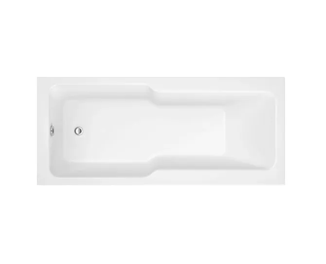 Vasca Stretta Straight 1700x750x550mm 0TH "C" Shower Bath w/Legs main product photo