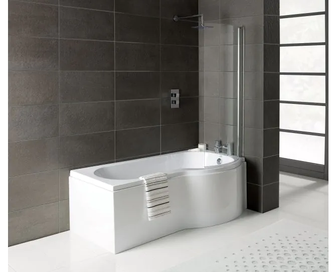 Vasca P-Shape Single End 1700x700-850x410mm 0TH Bath Only (RH) main product photo