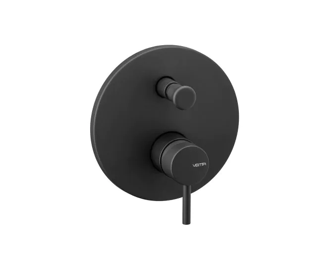 Vema Maira Black Concealed Two Outlet Shower Mixer w/Diverter DICM0542 main product photo