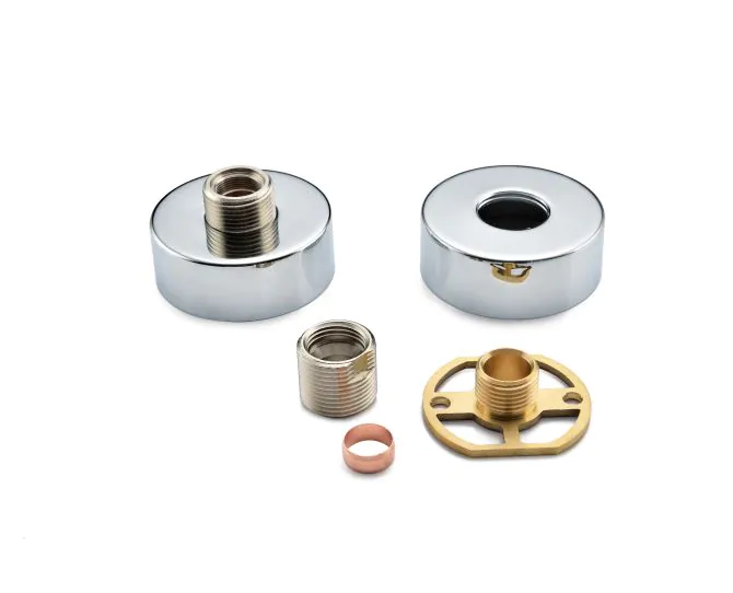 Vasca Exposed Shower Valve Fast Fitting Kit Round (Pair) main product photo