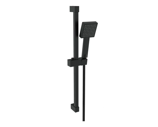 Vasca Square Slider Rail Kit & Single Mode Handset - Matt Black main product photo