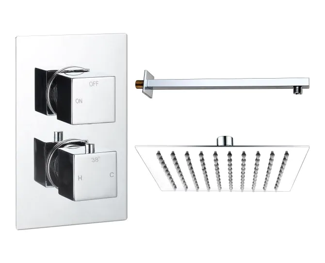 Vasca Cosmo Square Shower Valve & Kit Pack 1 - Chrome main product photo