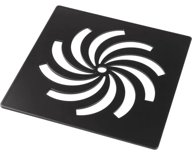 Envy Ultra-Slim Tray Waste Cover - Matt Black main product photo