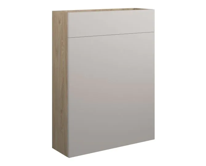 Vasca Liscio 600mm Slim WC Unit - Matt Dove Grey (Oak Cab) main product photo