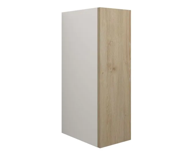 Vasca Liscio 200mm Standard Toilet Roll Unit - Havana Oak (Grey Cab) main product photo