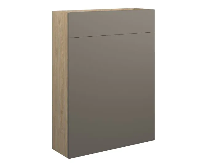Vasca Liscio 600mm Slim WC Unit - Matt Stone (Oak Cab) main product photo
