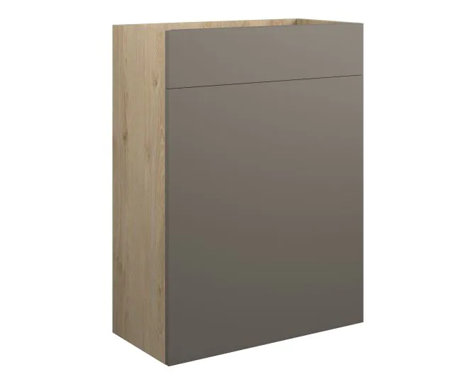 Vasca Liscio 600mm Standard WC Unit - Matt Stone (Oak Cab) main product photo