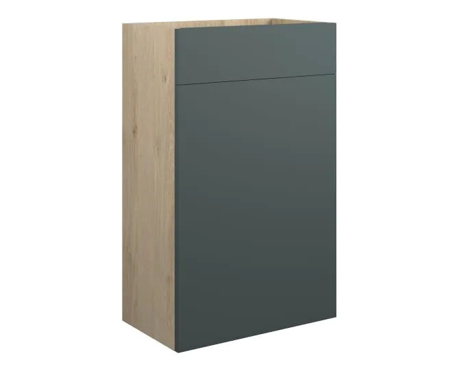 Vasca Liscio 500mm Standard WC Unit - Matt Green (Oak Cab) main product photo