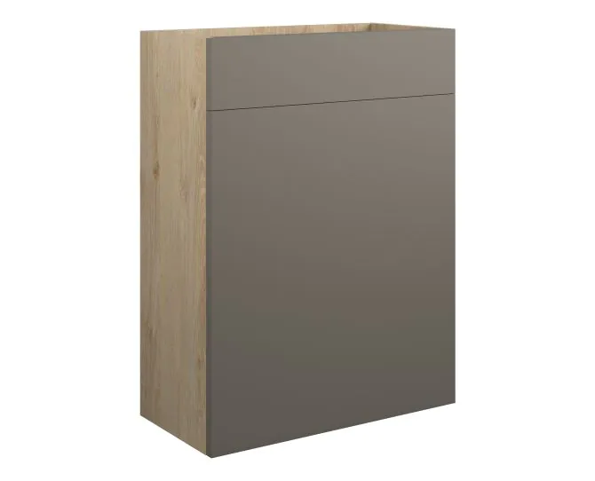 Vasca Salto 600mm Standard WC Unit - Matt Stone (Oak Cab) main product photo
