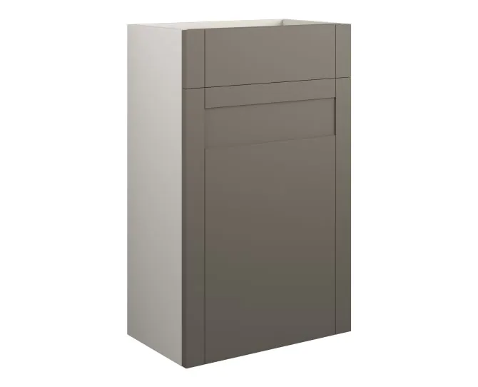 Vasca Bordo 500mm Standard WC Unit - Matt Stone (Grey Cab) main product photo