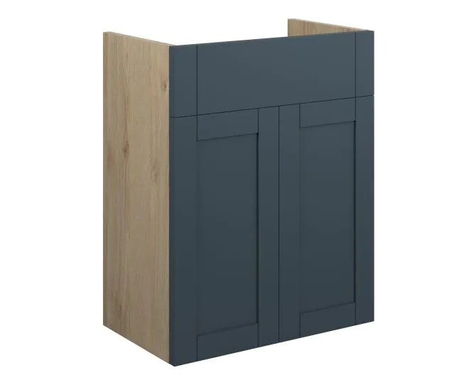 Vasca Bordo 500mm Standard Basin Unit - Matt Arley Blue (Oak Cab) main product photo