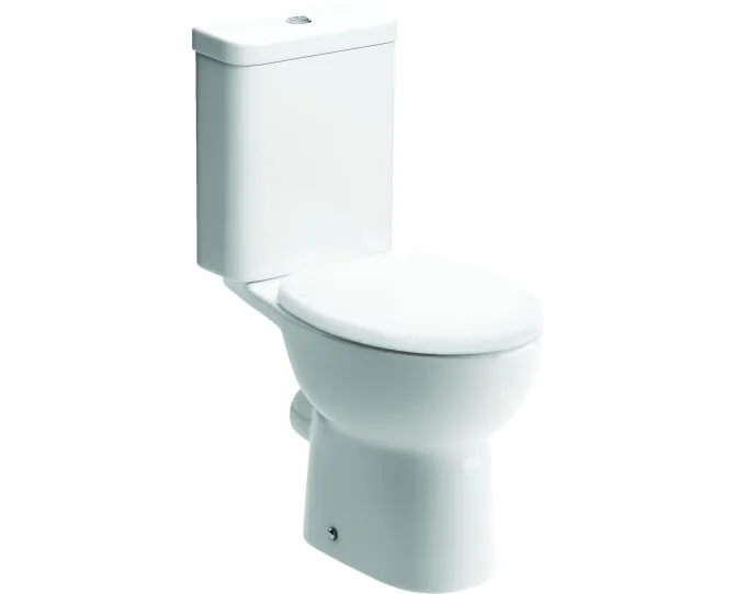 Vasca Distino Close Coupled Open Back WC & Soft Close Seat main product photo