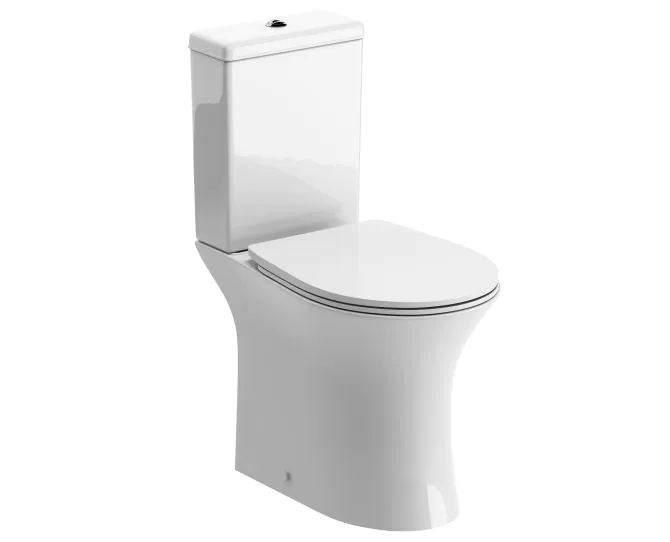 Vasca Figura Rimless Close Coupled Open Back WC & Soft Close Seat main product photo