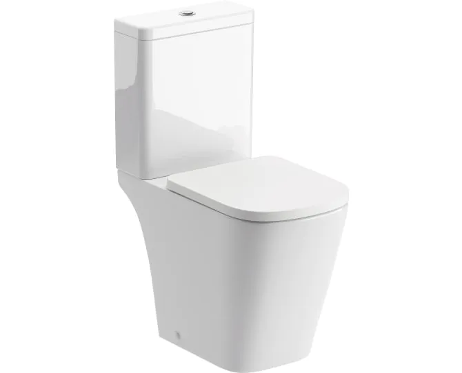 Vasca Moda Rimless Close Coupled Open Back Short Projection WC & Soft Close Seat main product photo