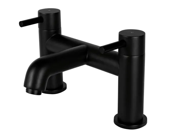 Vema Maira Deck Mounted Bath Filler - Matt Black DITB2150 main product photo