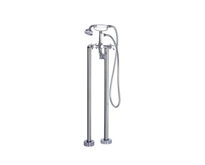 Vasca Allegra Floor Standing Bath/Shower Mixer - Chrome main product photo