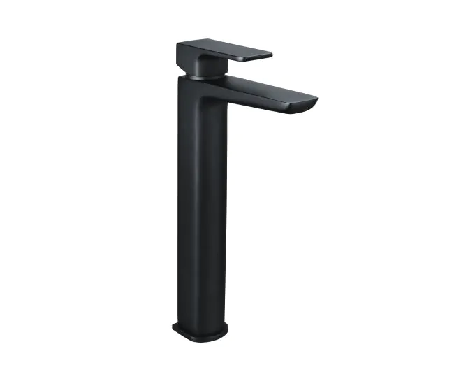 Vasca Chiara Tall Basin Mixer - Matt Black main product photo