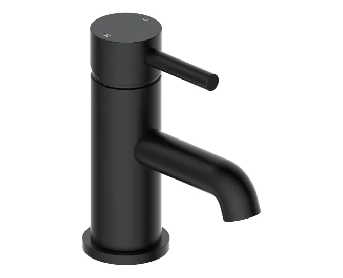 Vasca Cirocco Basin Mixer & Waste - Matt Black main product photo