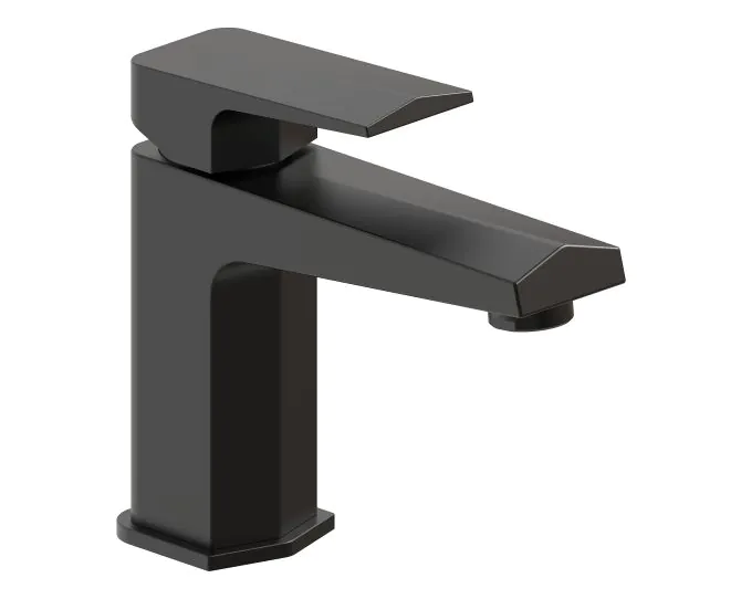 Vasca Casa Basin Mixer & Waste - Matt Black main product photo