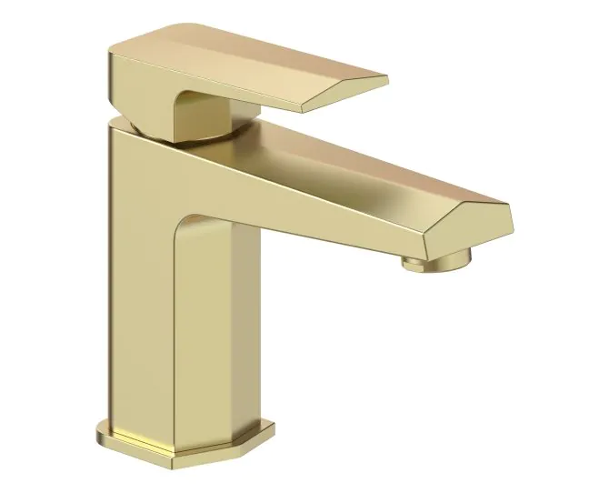 Vasca Casa Basin Mixer & Waste - Brushed Brass main product photo
