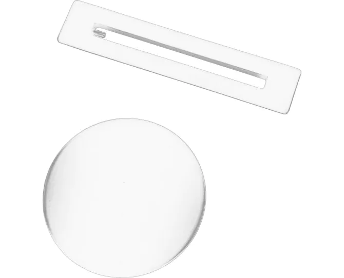 Vasca Floor Standing Bath Overflow & Waste Cover - White main product photo
