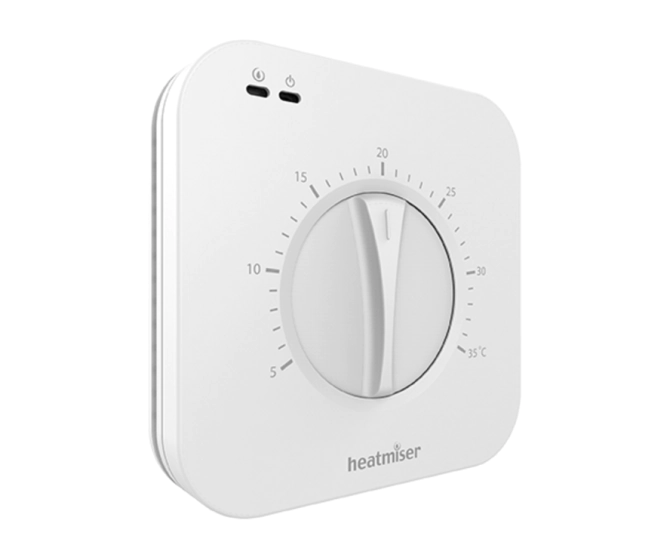 Heatmiser DS1-V2 Surface Mount Dial Thermostat DS1-V2 main product photo