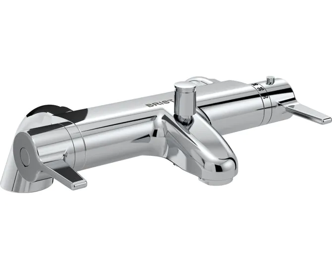 Bristan Design Utility Lever Thermostatic TMV2 Bath Shiower Mixer DUL3 THBSM C main product photo