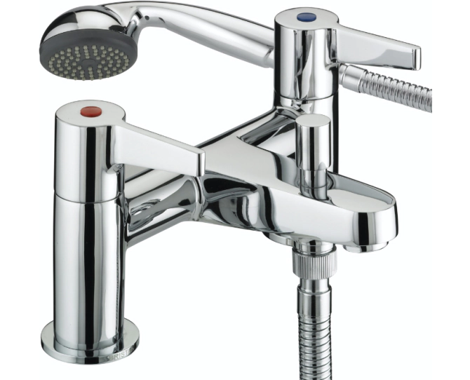 Bristan Design Utility Lever Bath Shower Mixer DUL BSM C main product photo