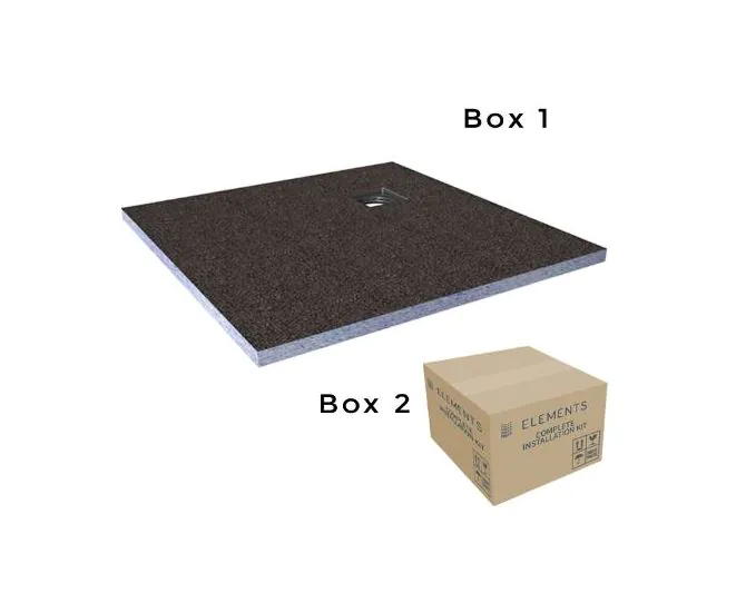 Abacus Elements Level Tray Kit - 10X10 Square Drain EMKS-CO-1010 main product photo