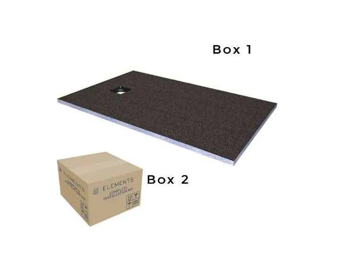 Abacus Elements Level Tray Kit - 14X9 End Square Drain EMKS-EN-1409 main product photo