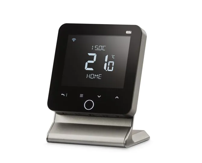 ESI Wifi Programmable RF Room Thermostat ESRTP6WHW-G Gun Metal main product photo