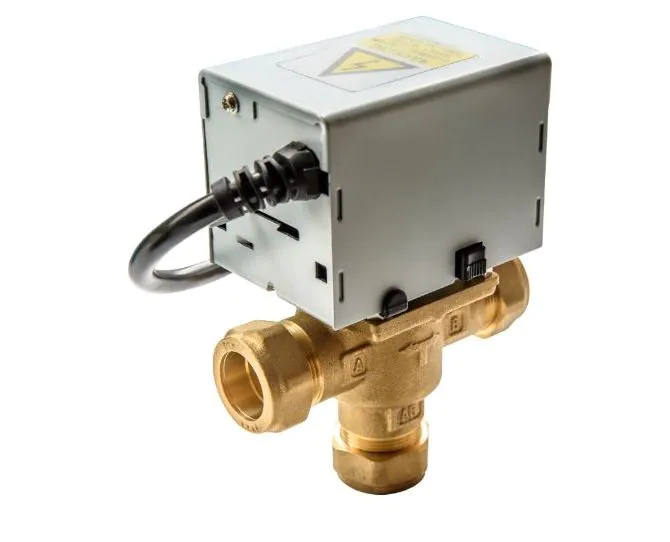 ESI 3 Port Motorised Valve 22mm ESZV223LM main product photo