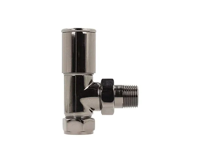 BiWorld Heavy Pattern 15mm Black Nickel Angled Wheel Head Valve EV-HP15BN main product photo
