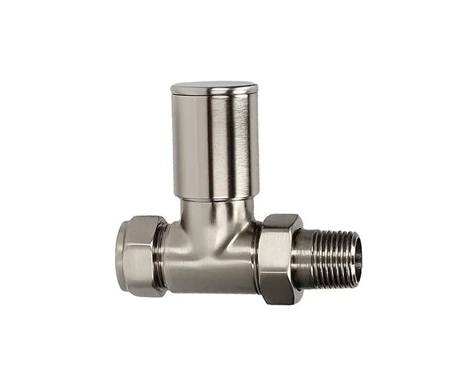 BiWorld Heavy Pattern 15mm Silver Nickel Straight Wheel Head Valve EV-HP15SSN main product photo