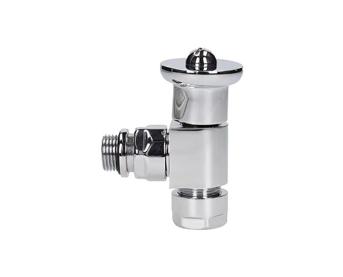 BiWorld Contemporary Chrome Angled Wheel Head Valve EV-M15A main product photo
