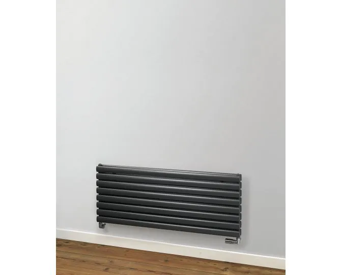 MHS Rads 2 Rails Finsbury Double Panel Horizontal White Radiator 600x1200mm FIHDWH-60-120 main product photo