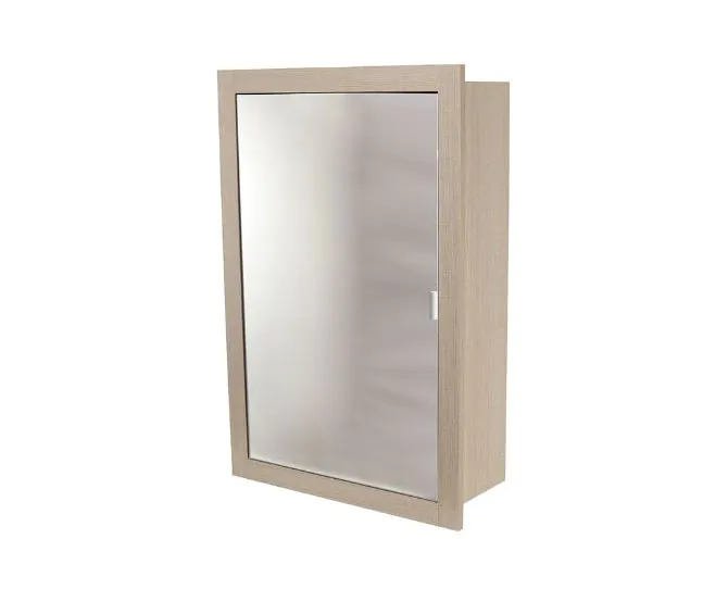 Abacus Trio Recessed Cabinet Bleached Oak FNRC-03-5803 main product photo