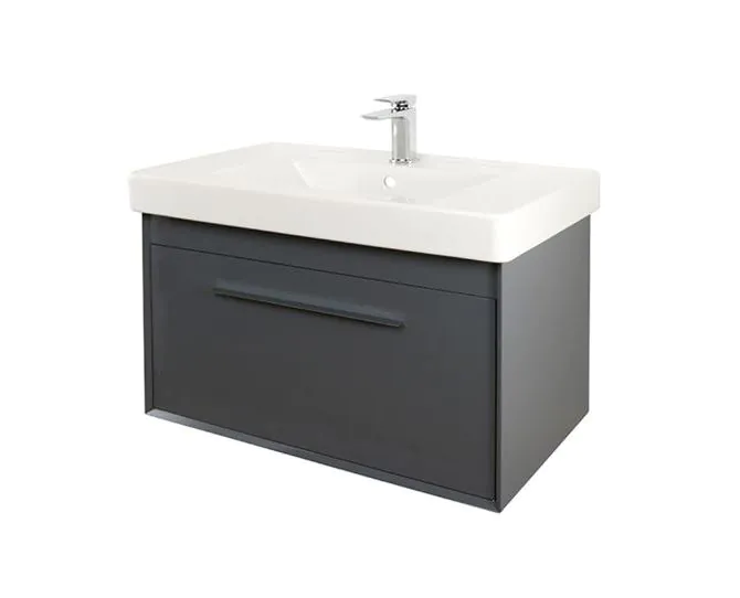 Abacus Simple 80cm Basin Vanity Unit Anthracite main product photo
