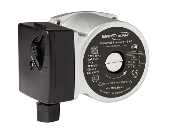 BritTherm G-Combi Standard 15-60 3 Speed Boiler Pump Head ONLY G15 main product photo